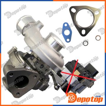 Turbocompresseur pour OPEL | 762463-0002, 762463-0003